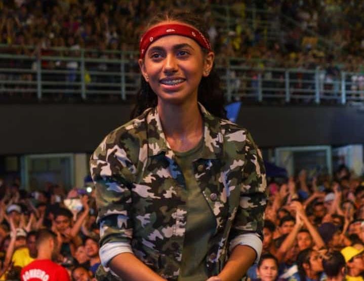 Izabelle Ribeiro é destaque nacional em show para mais de 800 mil pessoas