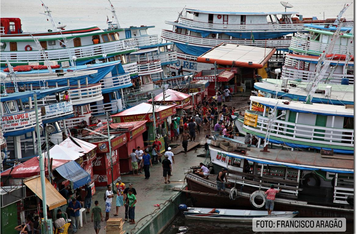 A desorganização dos portos de Manaus 