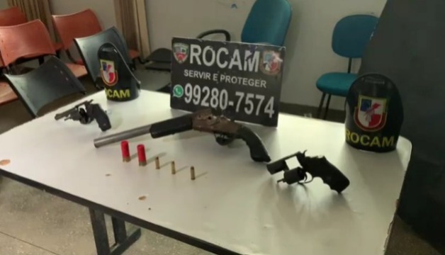 Adolescente de 16 anos é apreendido com três armas em rua de Manaus