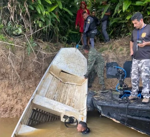 Lancha de Bruno Pereira e Dom Phillips será periciada nesta quinta-feira