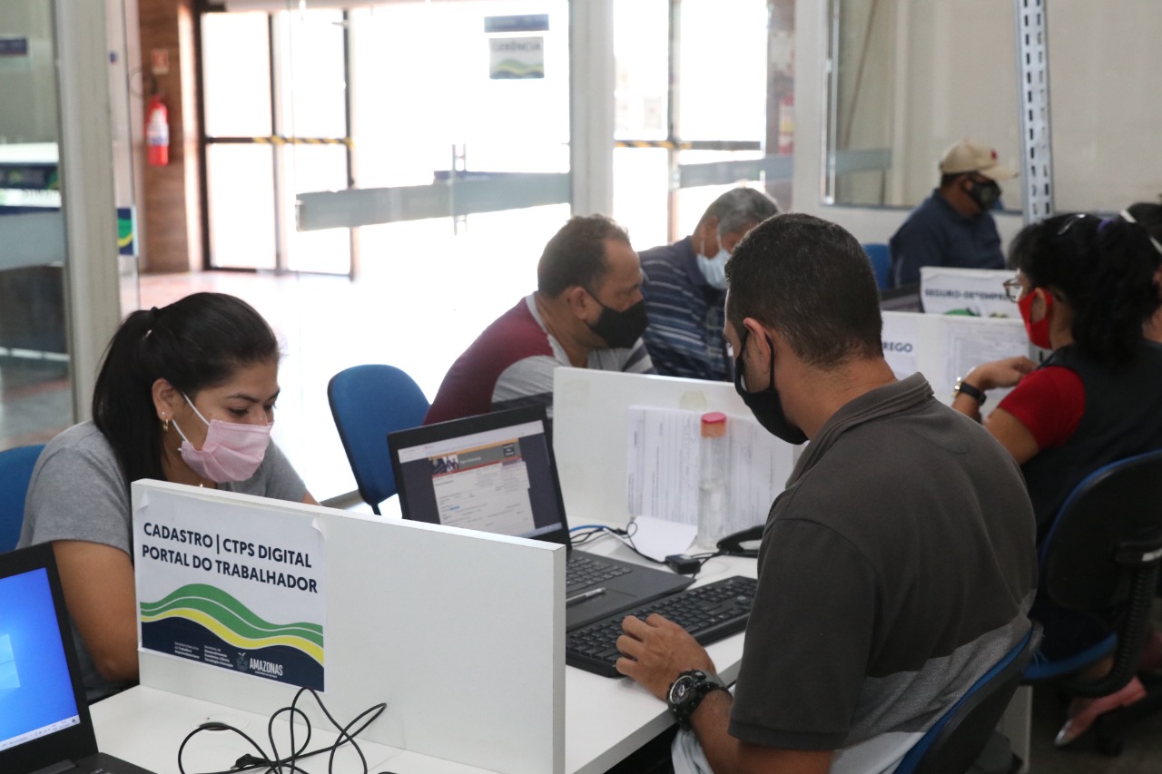 Sine Amazonas divulga 104 vagas de emprego para esta segunda