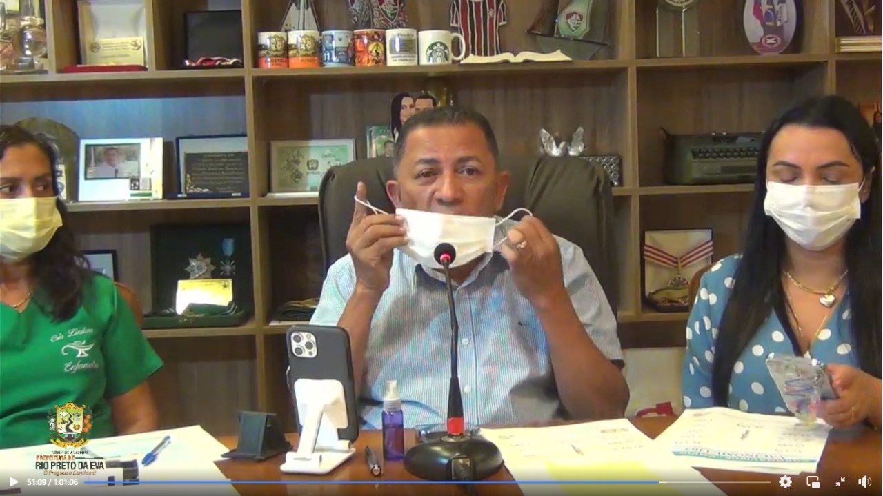 Rio Preto da Eva retoma uso obrigatório de máscaras