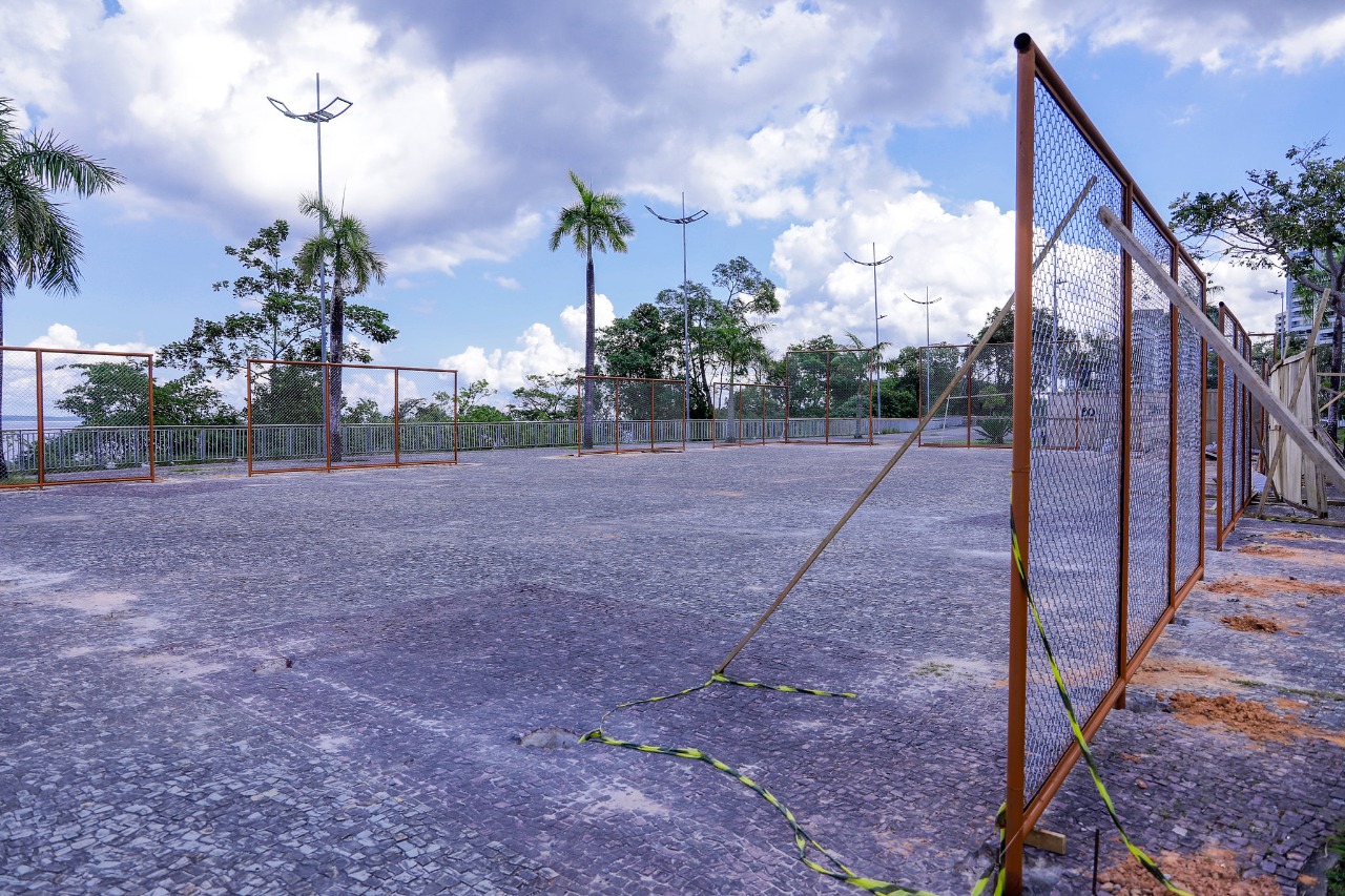 Ponta Negra ganha obras de academia ao ar livre e streeball em Manaus