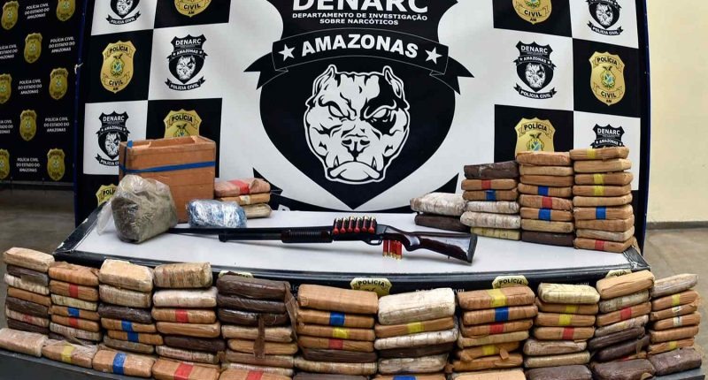 Polícia apreende mais de 100kg de drogas avaliadas em R$ 1 milhão em Manaus