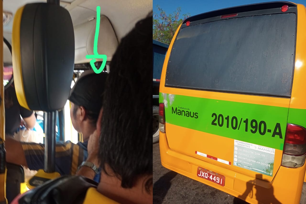 Cobrador de Amarelinho nega passe de PCD e cospe em passageiros em Manaus