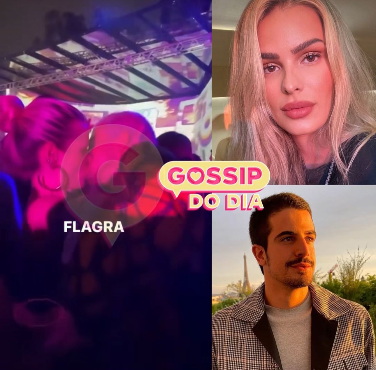 Yasmin Brunet e Enzo Celulari dão beijão em festa em São Paulo; Veja flagra