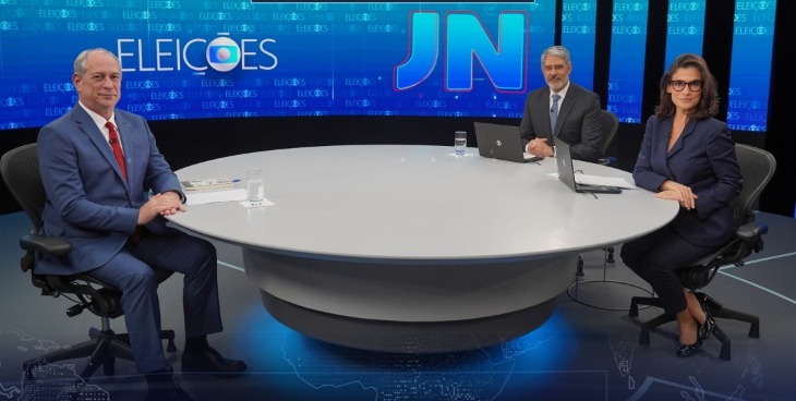 Ciro critica 'polarização odienta' e volta a comparar PT e Bolsonaro em entrevista ao JN