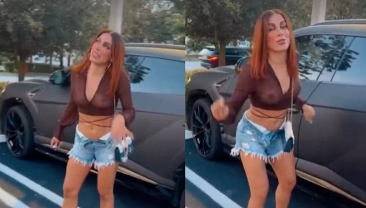 Anitta usa blusa transparente e mostra demais