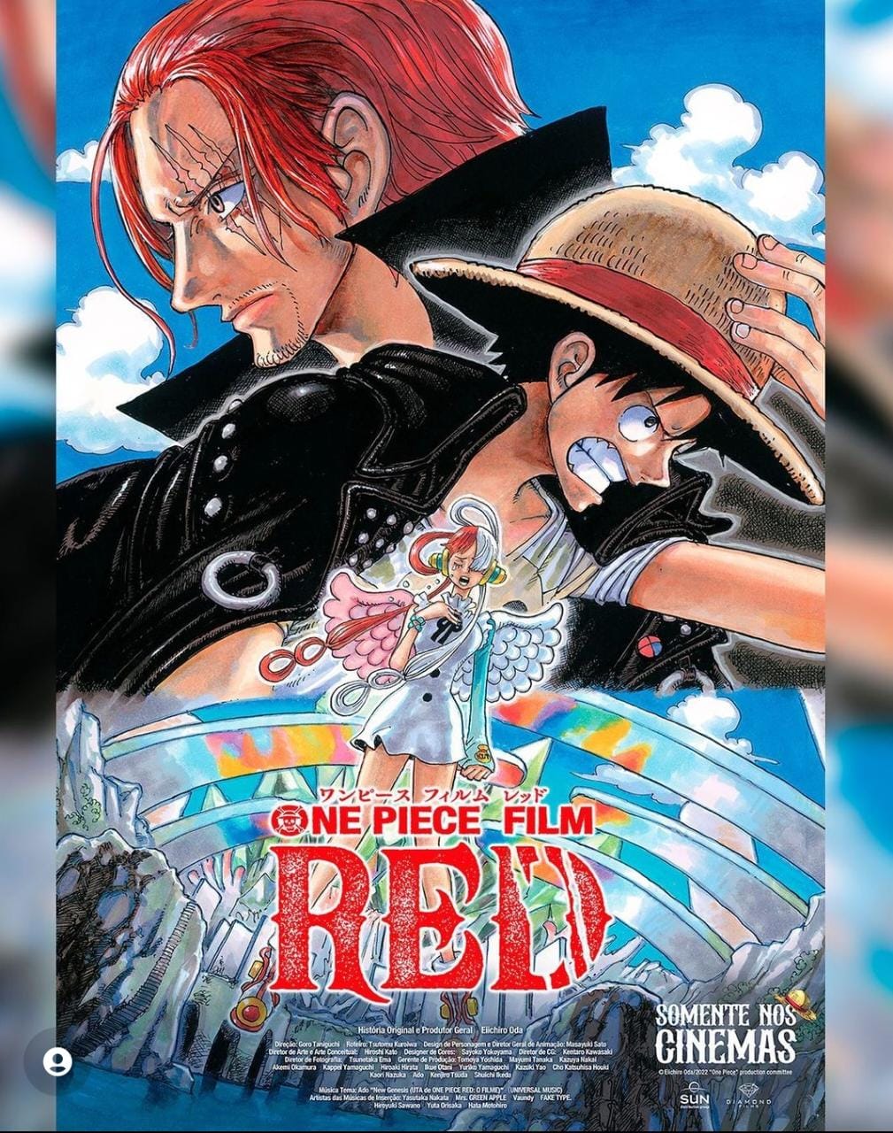 One Piece: Red ganha data de estreia nos cinemas brasileiros