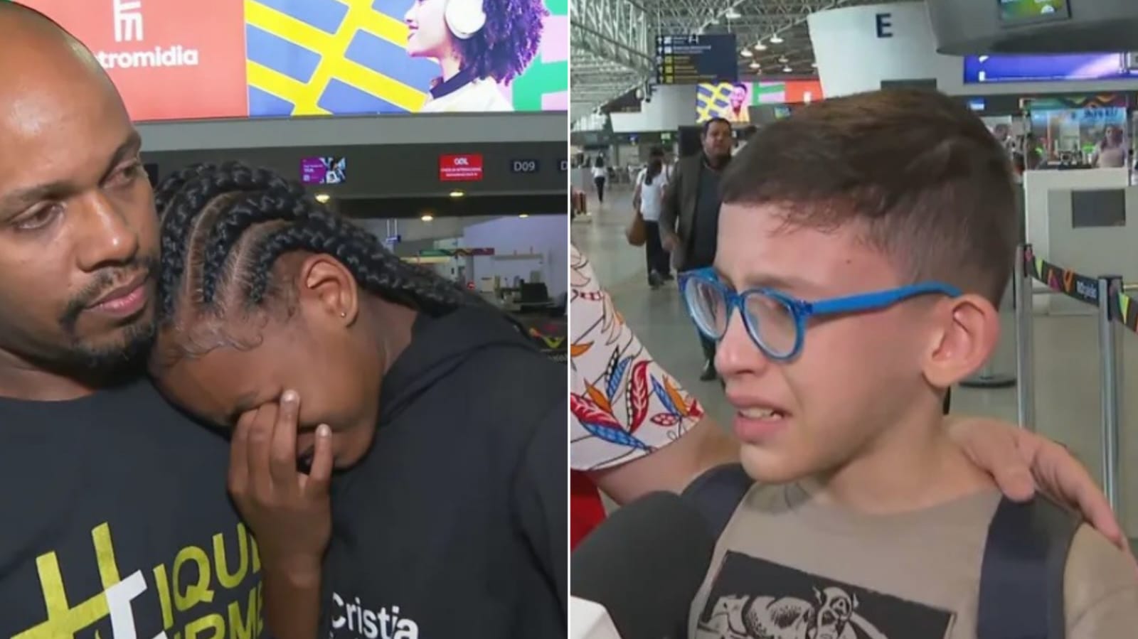 Atletas mirins choram ao descobrirem em aeroporto que caíram no golpe da passagem aérea