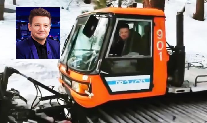 Veículo que esmagou perna de Jeremy Renner pesa 6 toneladas 