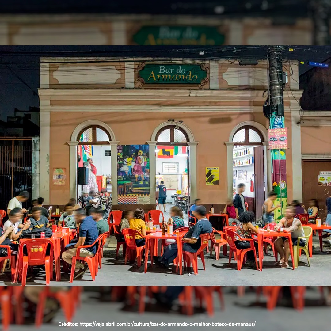 Let’s go turistar em Manaus, no Bar do Armando?