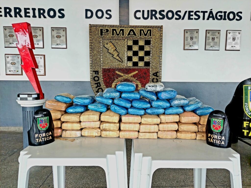 Drogas avaliadas em R$ 150 mil são apreendidas em porto de Manaus