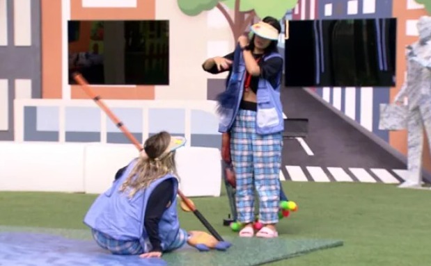 Larissa e Bruna batem boca por revezamento no Monstro do BBB 23
