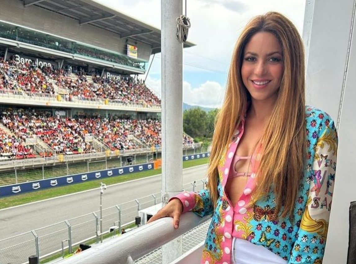 Shakira vai a GP de Fórmula 1 em meio a boatos de namoro com Lewis Hamilton
