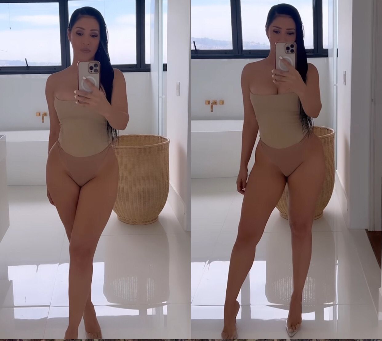 Simaria posa de lingerie nude para comemorar seus 41 anos 