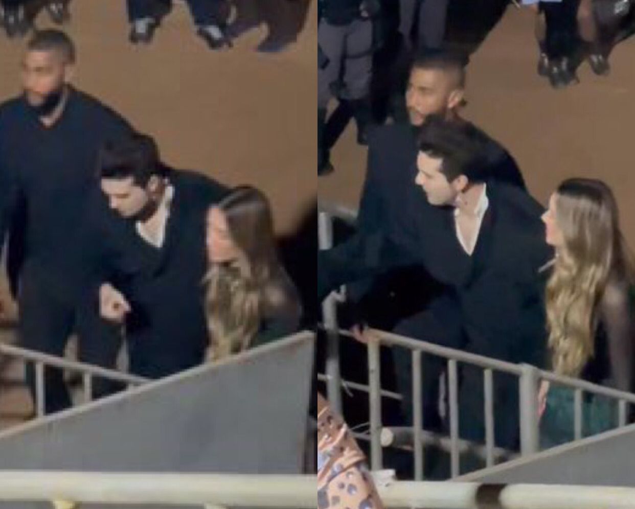 Luan Santana surge acompanhado de loira em show um mês após fim de noivado