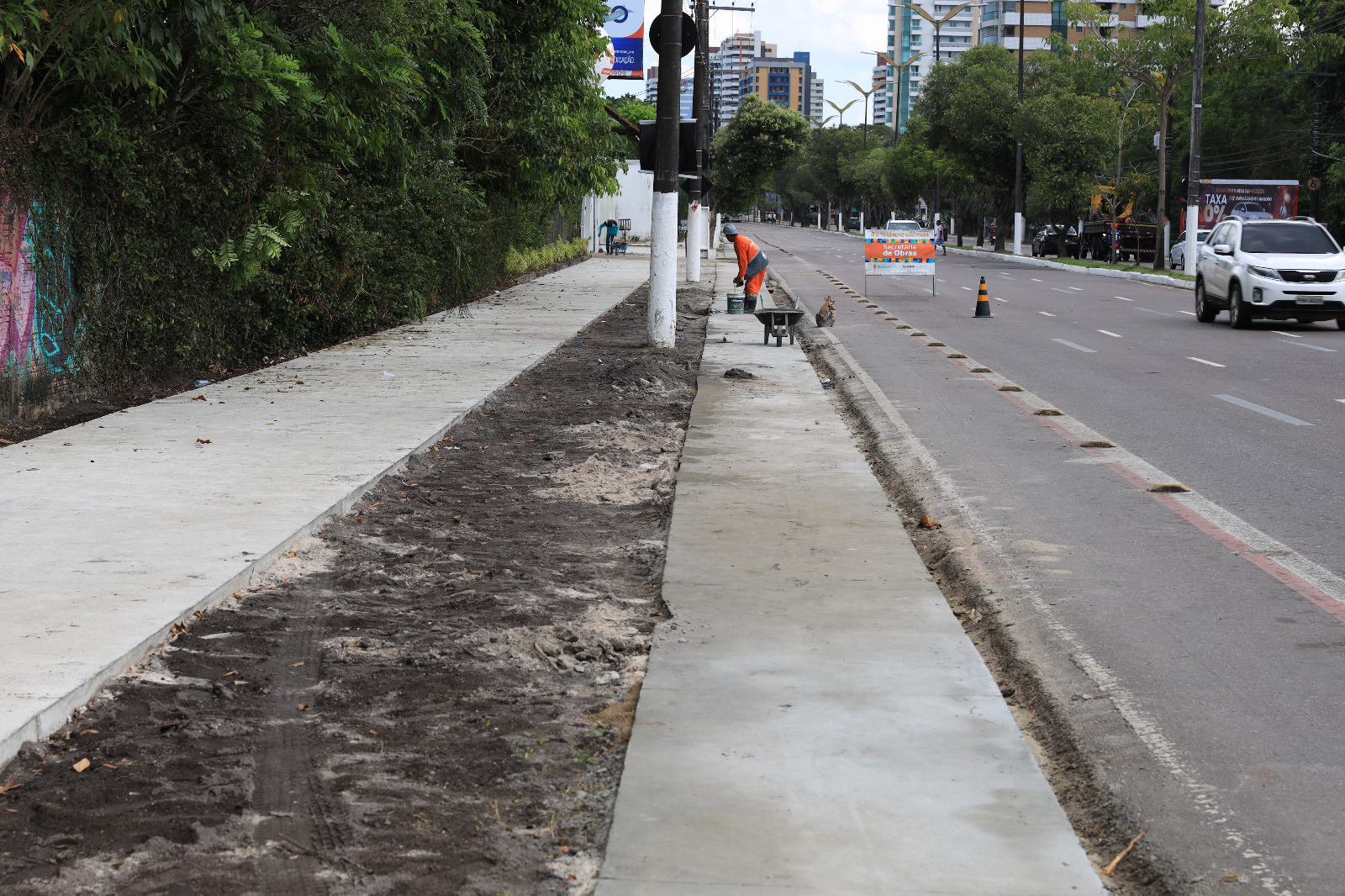 Ciclovia na Ponta Negra ficará pronta até o fim do ano, diz Prefeitura