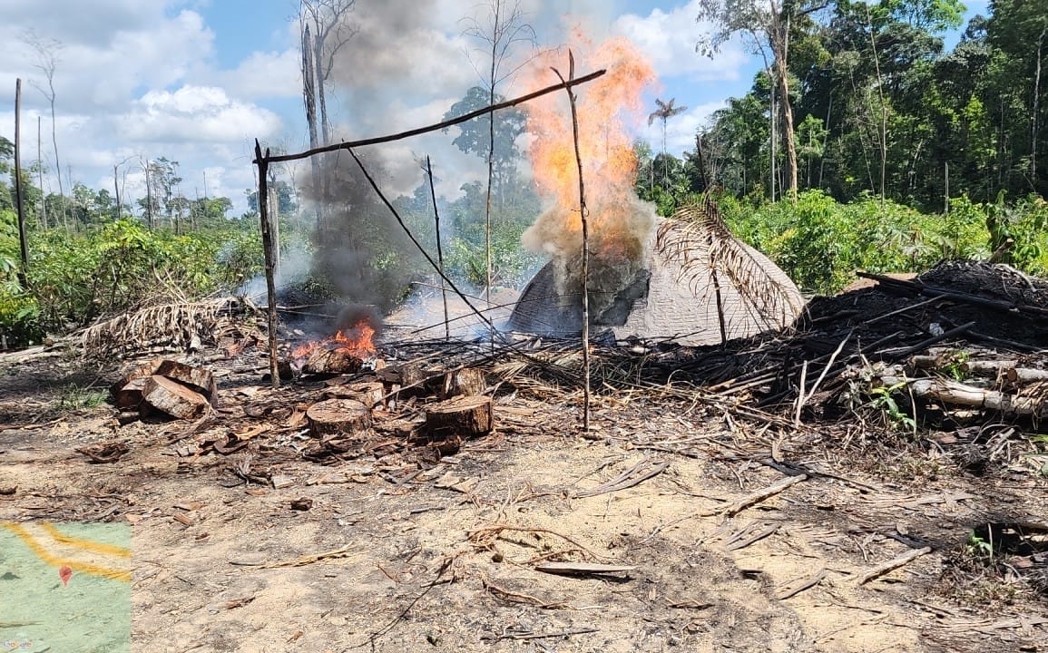 Fornos ilegais de fabricação de carvão são destruídos na AM-010