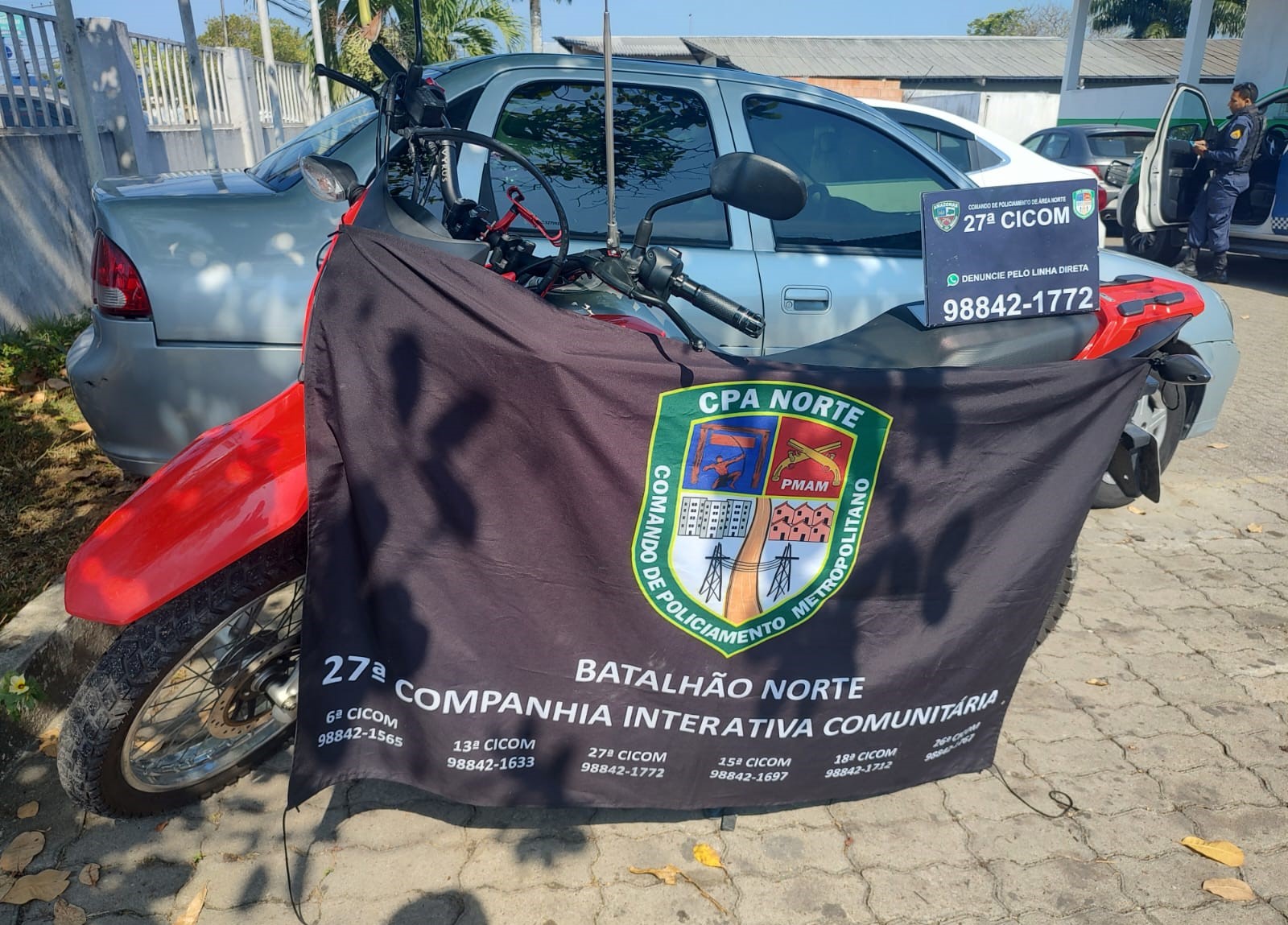 Motociclista é preso ao passear com moto roubada em Manaus