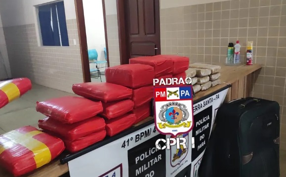 Homem que saiu do Amazonas com 30 kg de drogas é preso no Pará