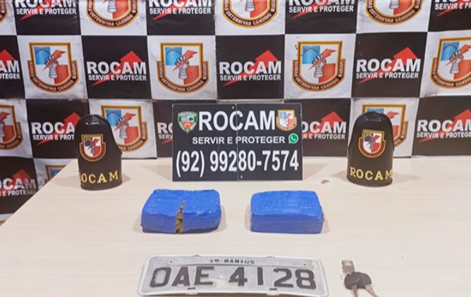 Homem é preso com 2kg de drogas escondidos em carro em Manaus