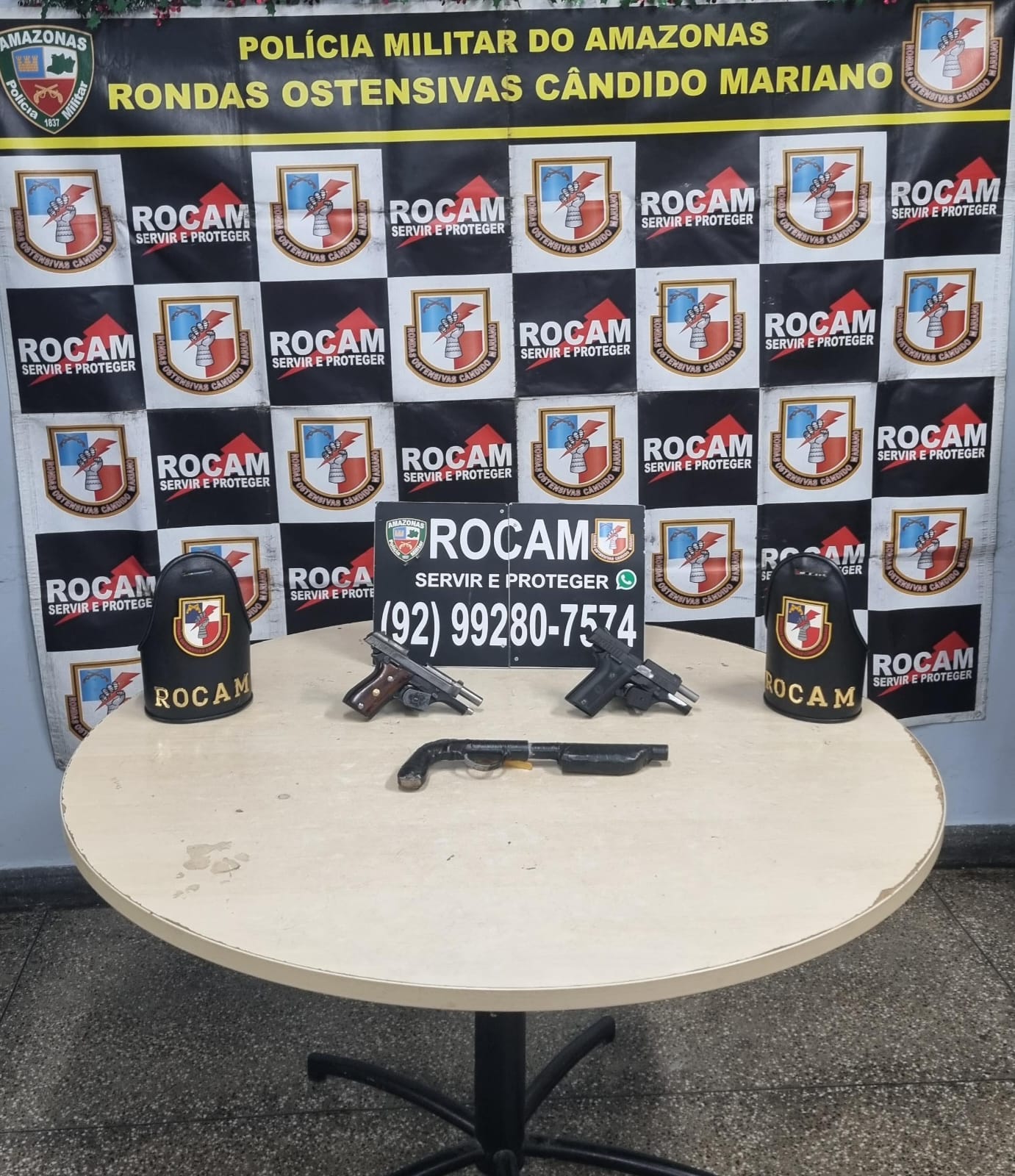 Polícia apreende adolescente de 17 anos e 6 armas de fogo em Manaus