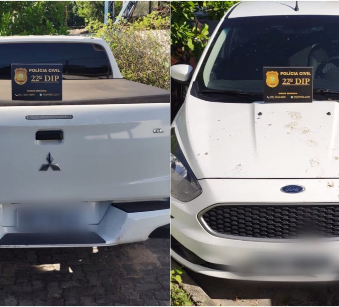 Trio é preso por adulterar veículos roubados e vendê-los no Amazonas