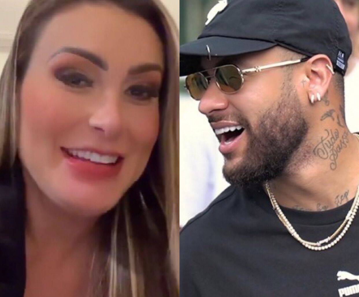 Andressa Urach expõe ficada com Neymar e elogia performance do jogador