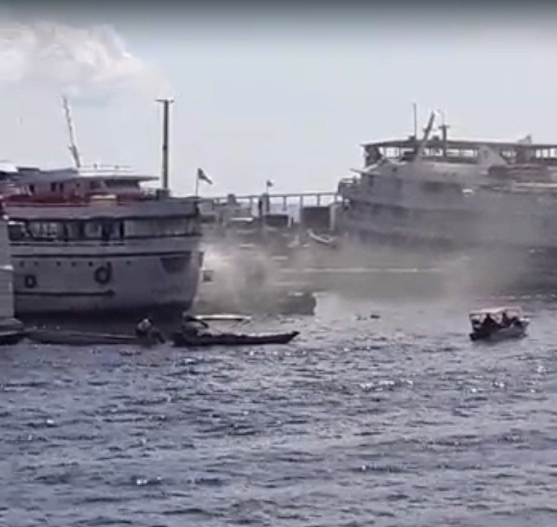 Vítima de explosão de barco no Porto de Manaus recebe alta médica