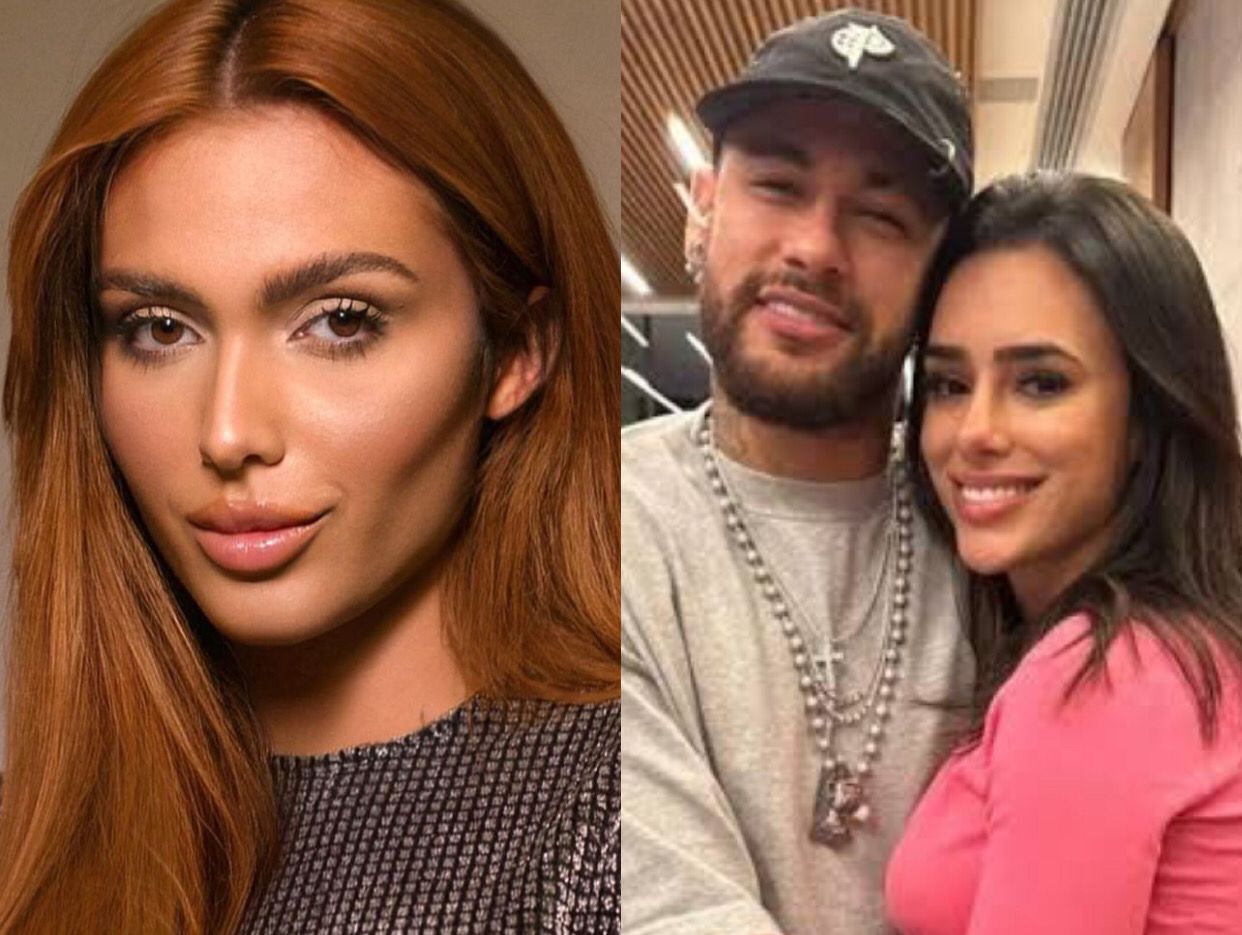 Ex-amante de Neymar surge com véu e provoca Bruna Biancardi 