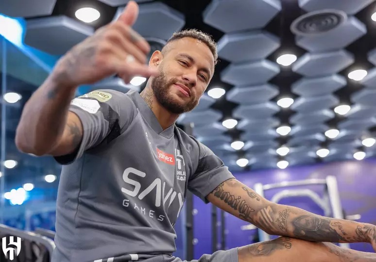 Al-Hilal revela lesão de Neymar, que realiza primeiro treinamento no clube