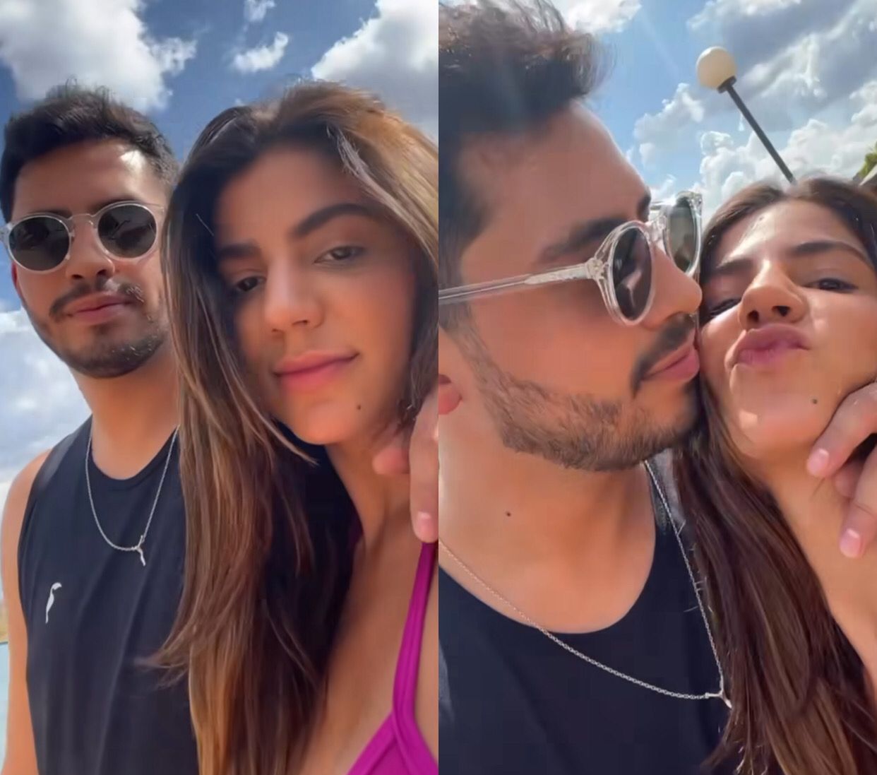 Ex-BBB Hariany assume romance com filho de Leonardo