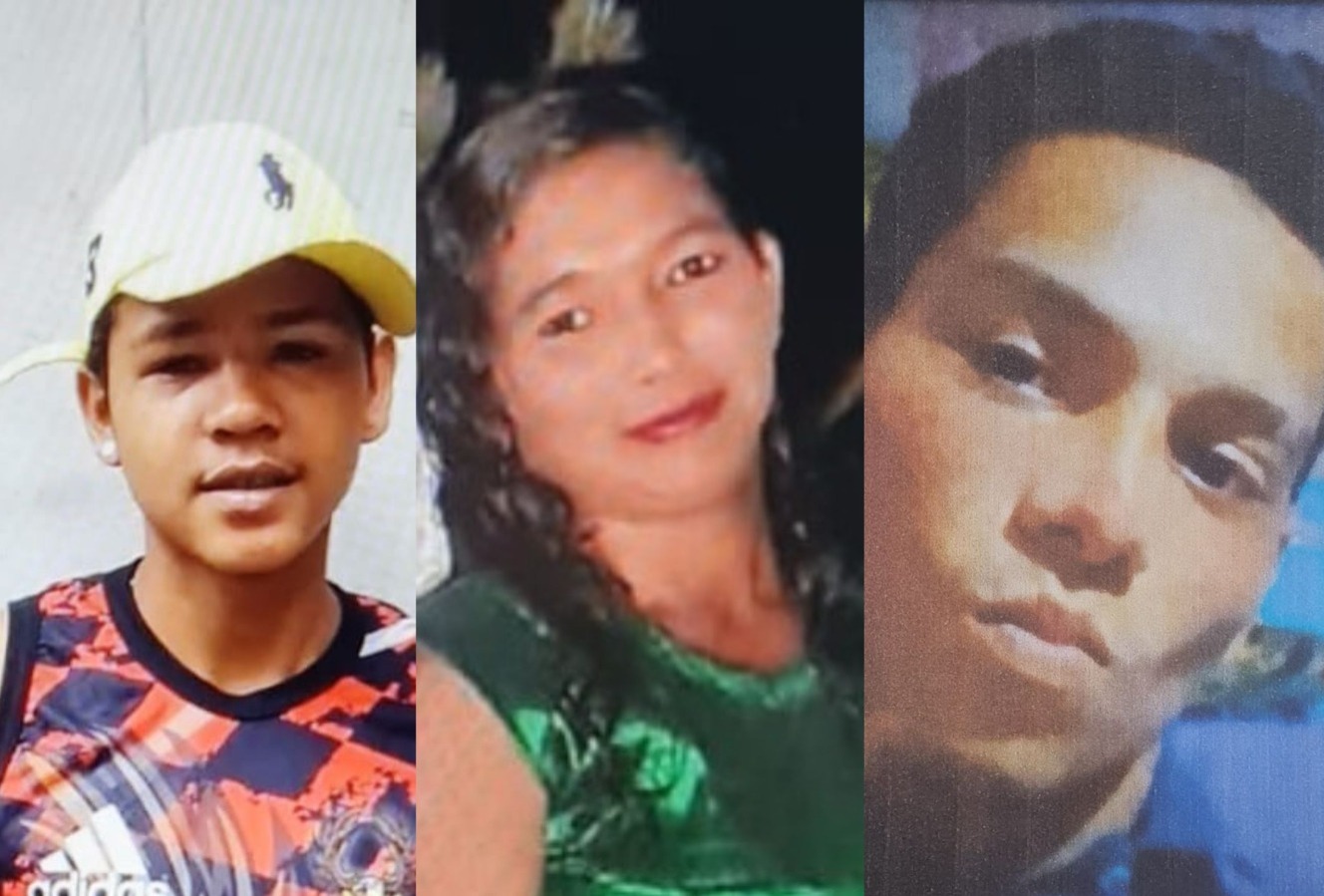 Polícia divulga fotos de três desaparecidos em Manaus