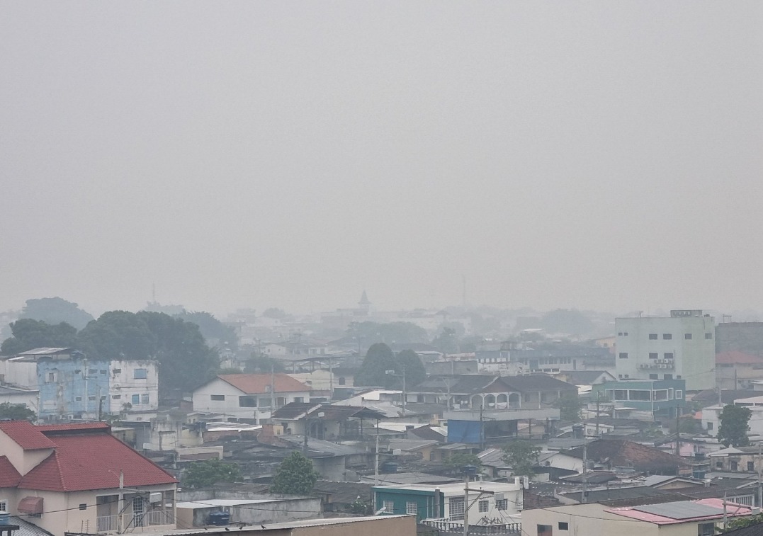 Manaus tem a 5ª pior qualidade do ar no mundo nesta quinta-feira