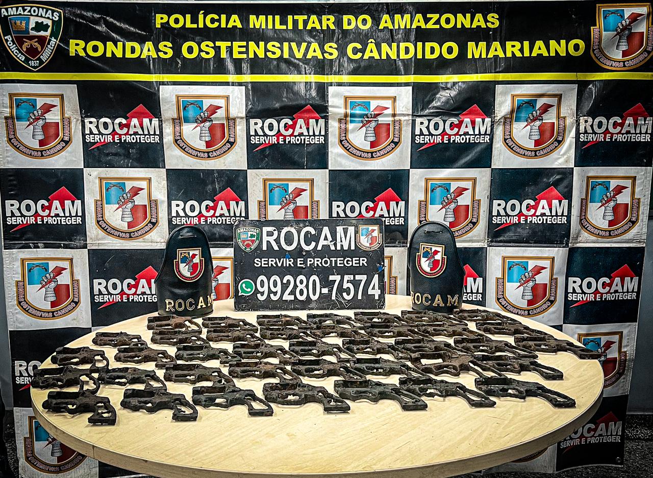 Em 9 meses, mais de 900 armas são apreendidas no Amazonas