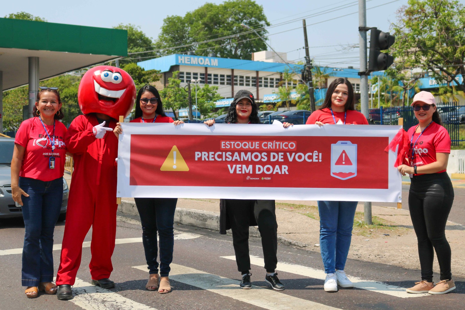 Com estoque crítico, Hemoam faz blitz para doadores de sangue em Manaus