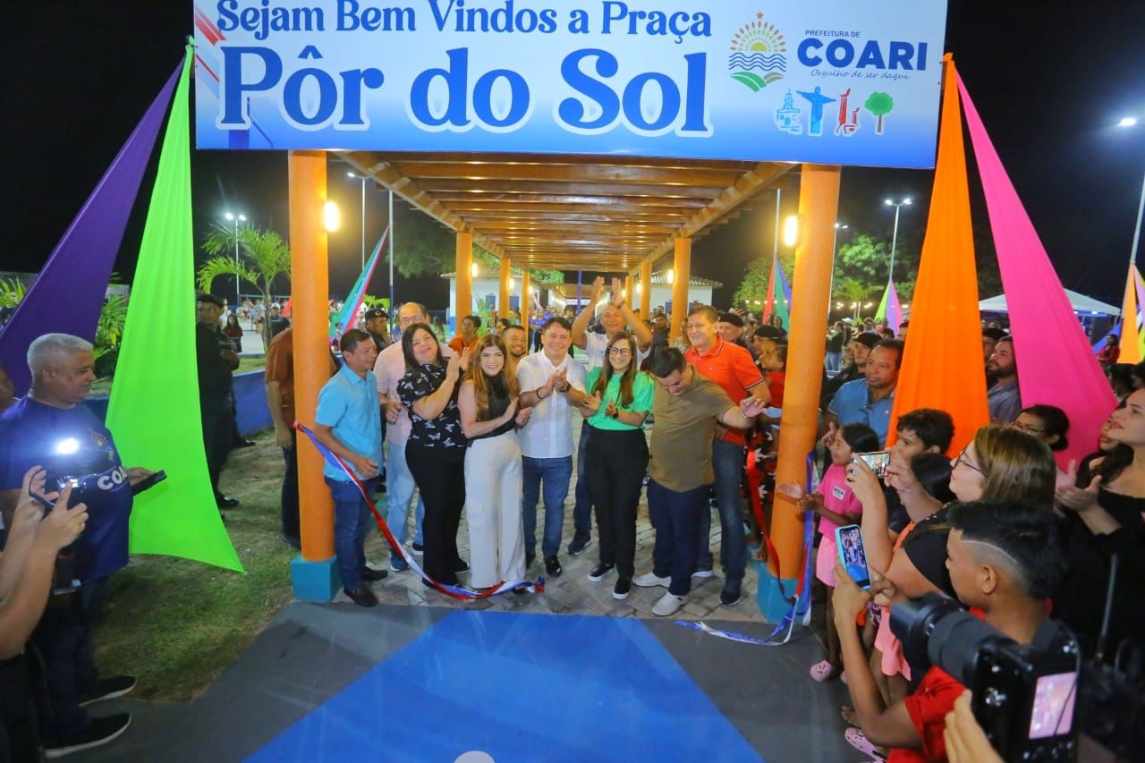 Coari ganha Praça Pôr do Sol, mais um cartão-postal para a cidade 