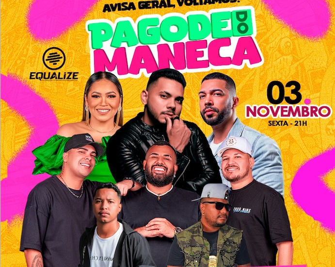 Pagode do Maneca reinaugura em Manaus com atrações do cenário pagodeiro 