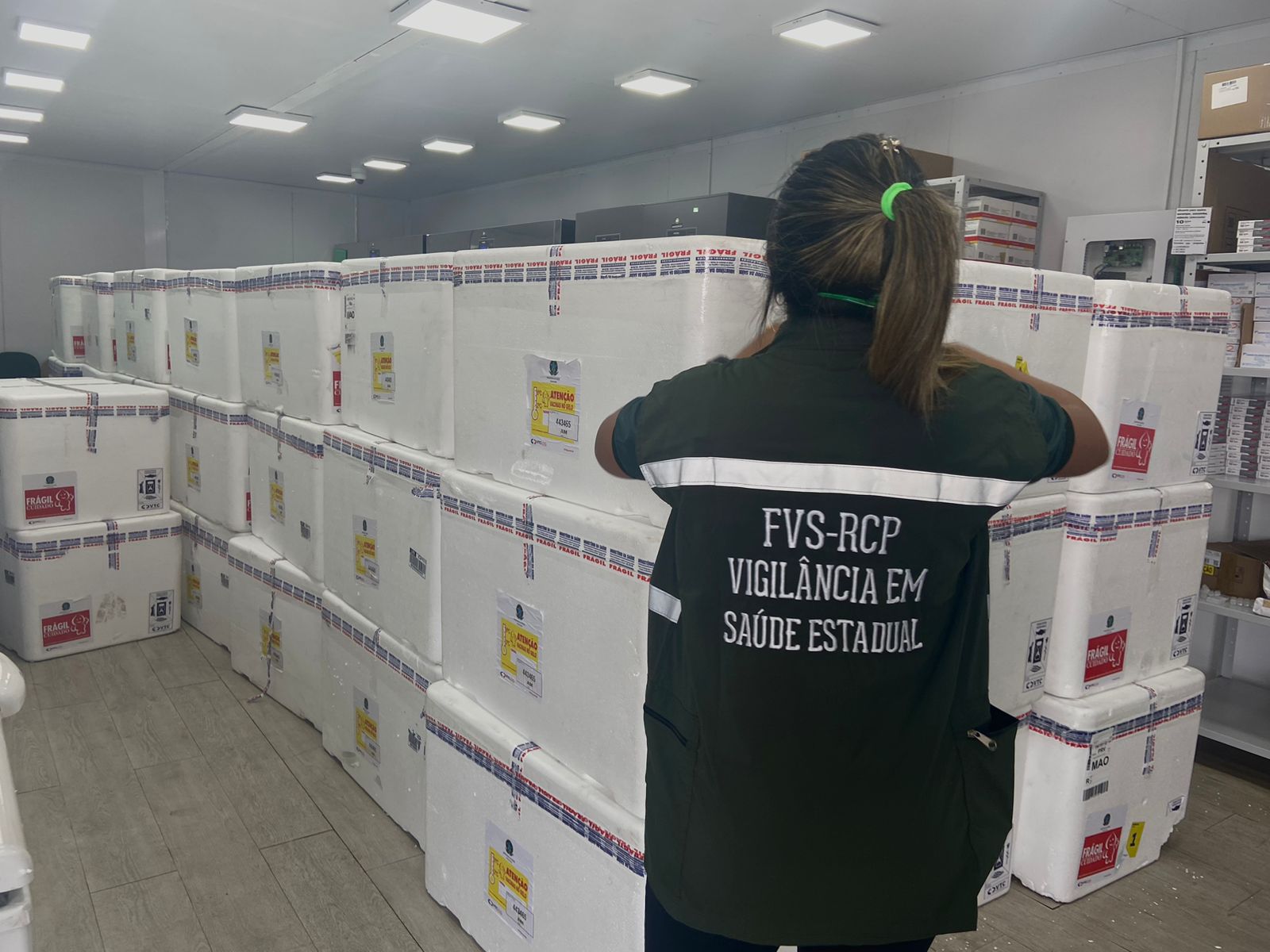 Mais de 1 milhão de doses de vacina contra a gripe chegam ao Amazonas