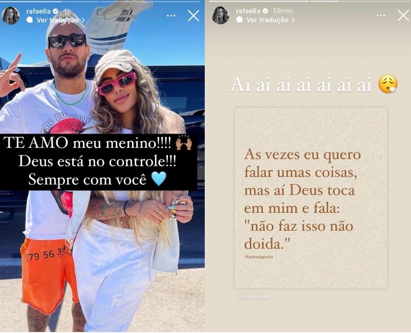 Internautas apontam indireta de irmã de Neymar para Bruna Biancardi