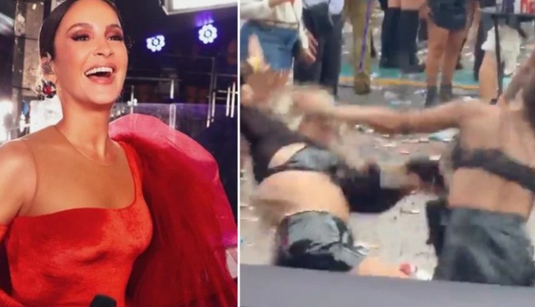 Mulheres saem no tapa ao som de 'Extravasa' durante show de Claudia Leitte