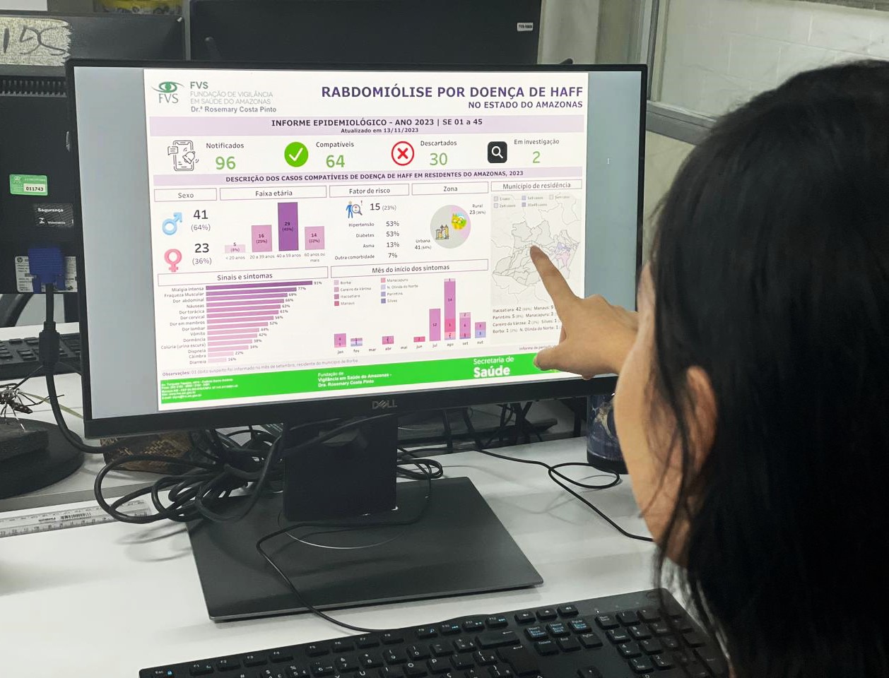 Amazonas acumula 96 notificações de doença da urina preta