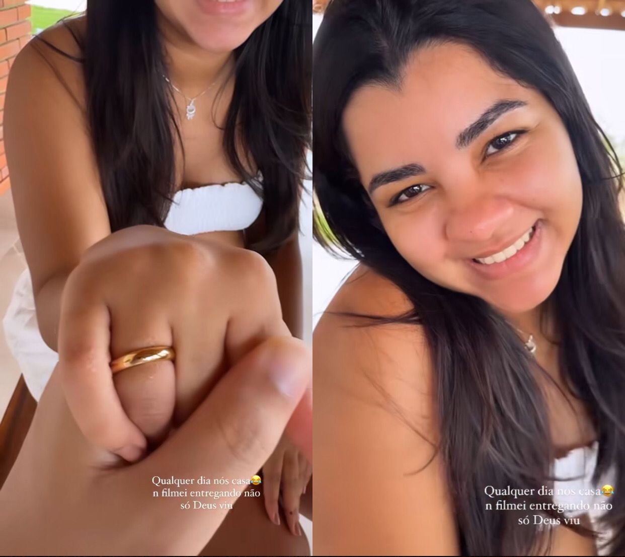 João Gomes pede a namorada Ary Mirelle em casamento