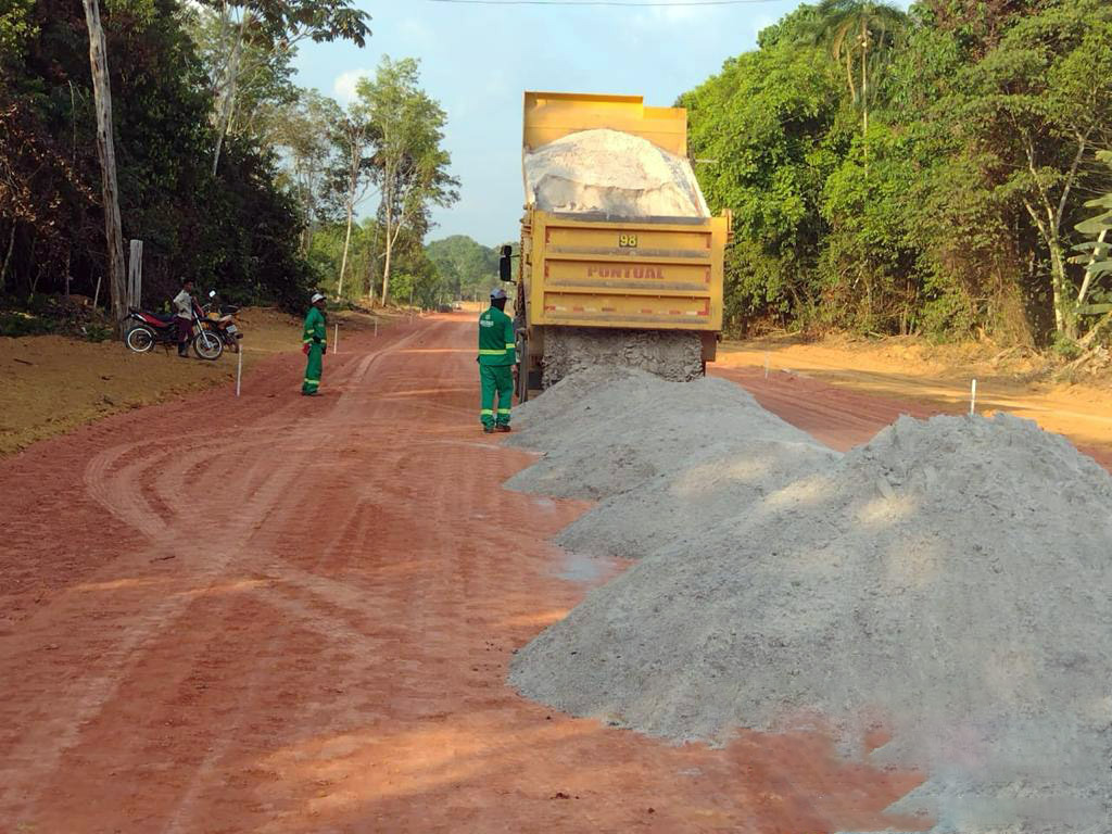 Mais de R$ 77 milhões são investidos em pavimentação de ramal na BR-174