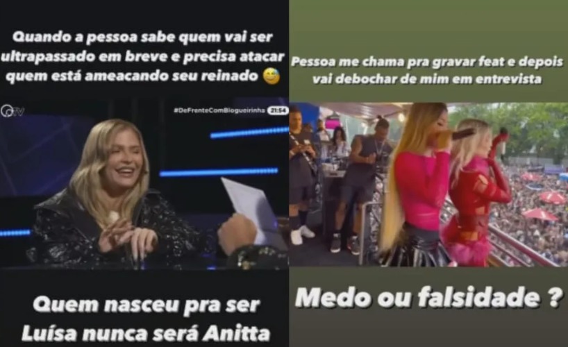 Melody reage a deboche de Luísa Sonza: 'nunca será Anitta'