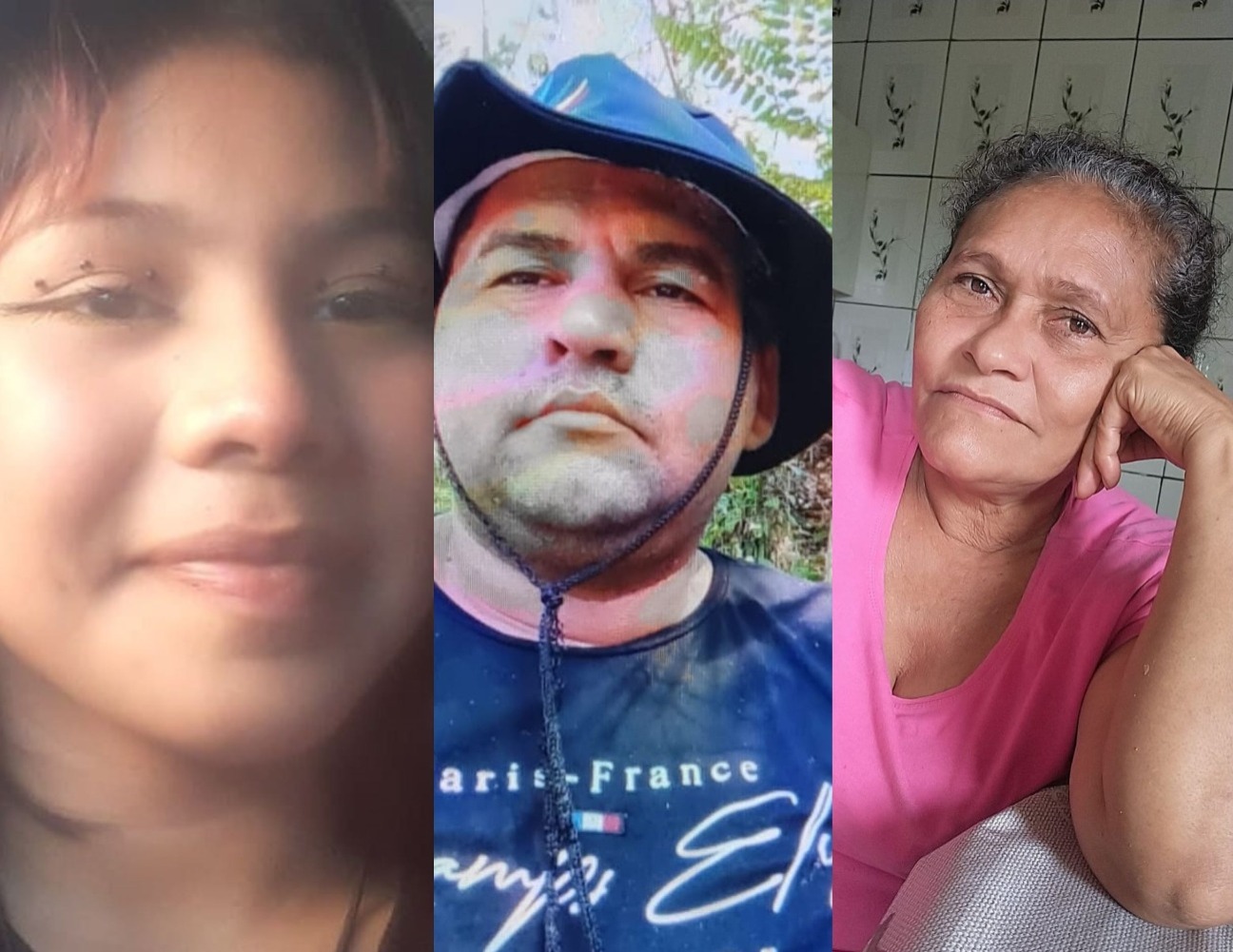 Três pessoas desaparecem em Manaus e familiares pedem ajuda