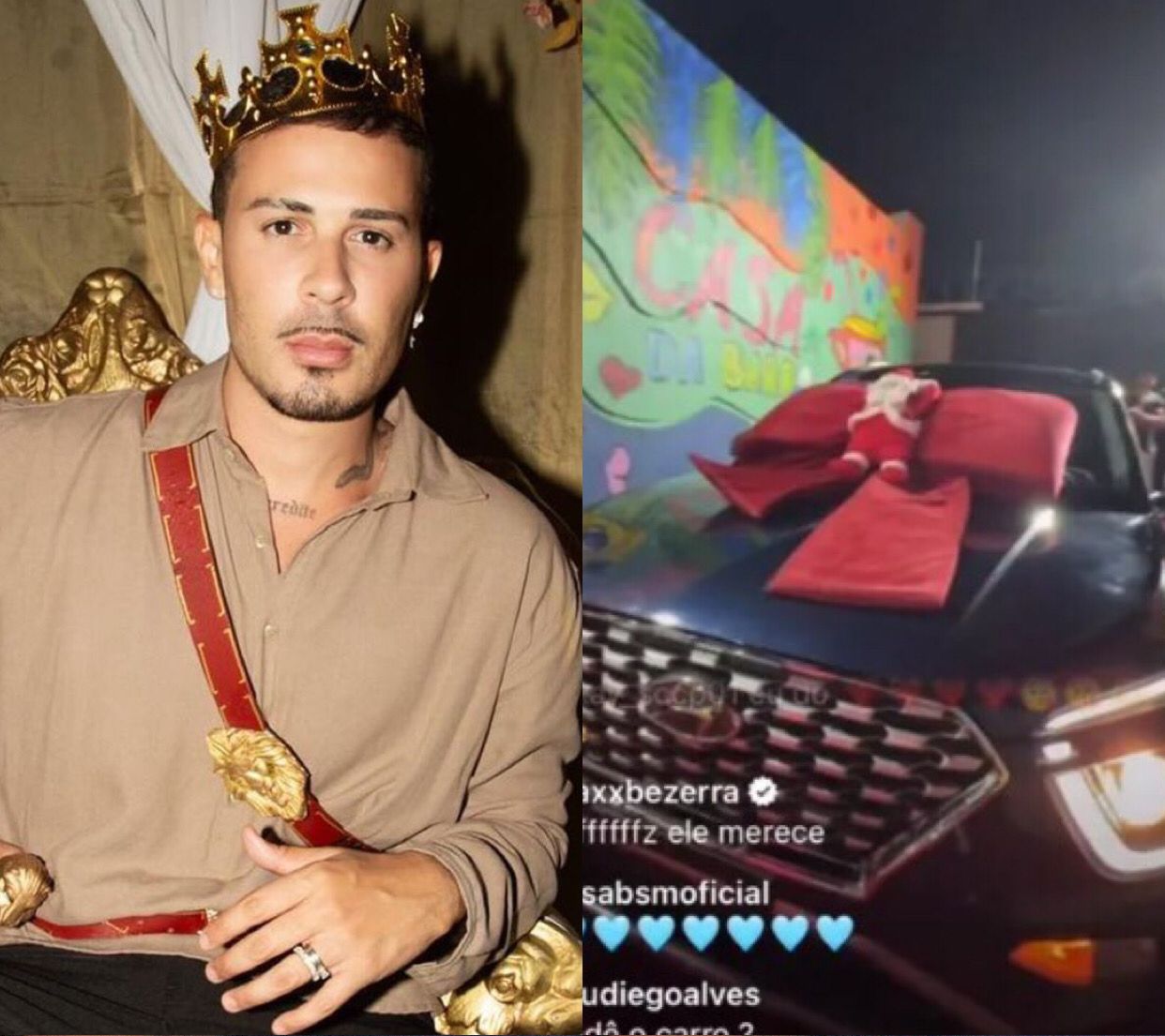  Carlinhos Maia presenteia funcionários com iPhones e carro de R$ 170 mil