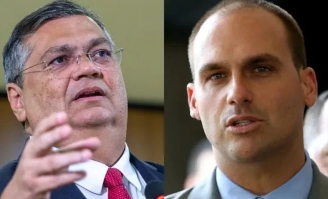 Eduardo Bolsonaro diz ser 'bem difícil' que Senado não aprove Dino para STF