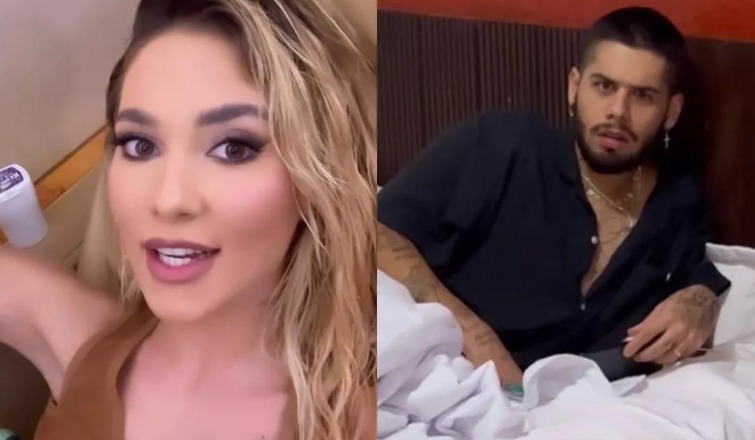 Virginia Fonseca chega de surpresa em hotel de Zé Felipe e reação viraliza